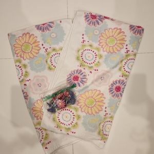 Girls Towel and Curtain Ring Set